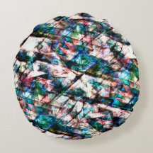 Arranhões coloridos e manchas com forte contraste