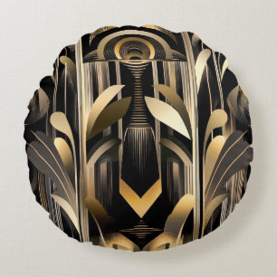 Almofada Redonda Art Deco Round Travesseiro