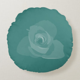 Almofada Redonda Arte Branca Polita Transparente Moderna