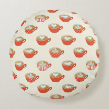 Arte Látea no Padrão Vermelho de Lágrimas de Café