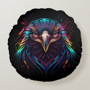 Almofada Redonda Articulado Luminoso Neon Eagle
