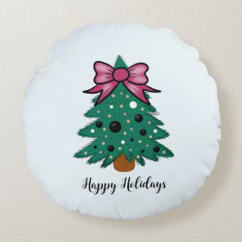 Almofada Redonda árvore de Natal