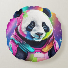 Almofada Redonda Astronauta Panda