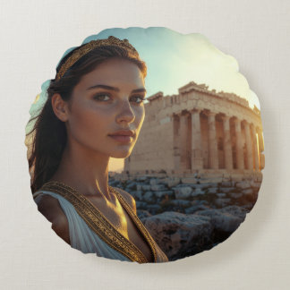 ALMOFADA REDONDA ATHENS - GREEK GODDESS