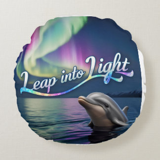 Almofada Redonda Aurora Dolphin: Salta À Luz