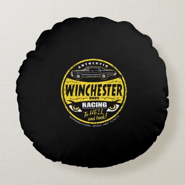 Almofada Redonda Authentic Winchester Bros (Frente)
