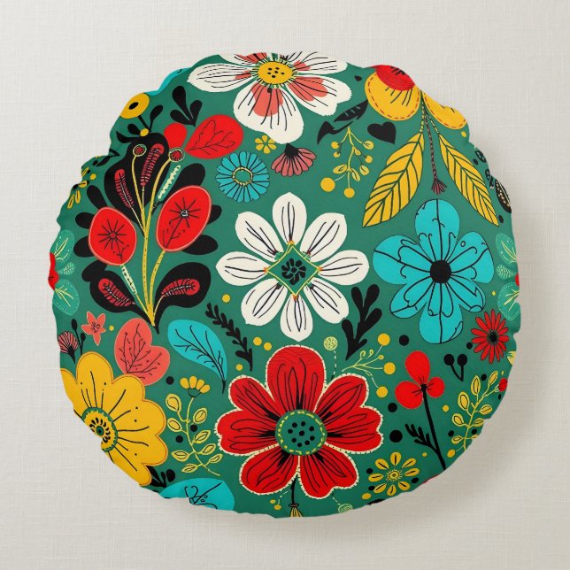 Almofada Redonda Autumn Joy N01 (Frente)