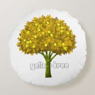 Almofada Redonda Autumn Nature Aesthetic Landscape Art