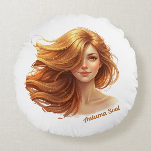 Almofada Redonda Autumn Soul | Timeless Beauty Seasonal Collection (Frente)