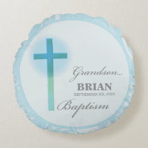 Avô Baptism Blue Lace Personalizado