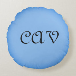 Almofada Redonda Azul Cornflower Sangria