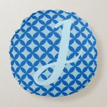 Azulejo de Verão com círculos de azure em azul-beb
