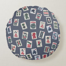 Azulejo MahJongg em azul escuro