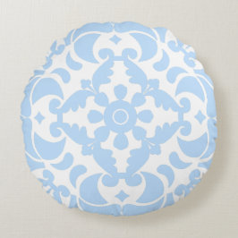 Almofada Redonda Azulejos portugueses no Mediterrâneo