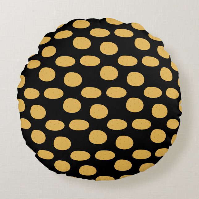 Almofada Redonda Baby Batatas (Frente)