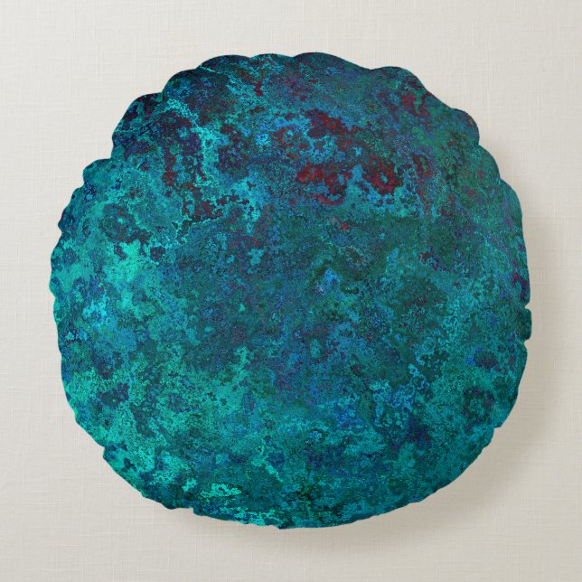 Almofada Redonda Background texture template (Frente)