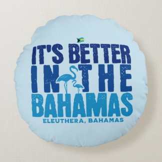 Almofada Redonda Bahamas Souvenir Gift : Eleuthera Bahamas Cruise