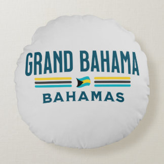 Almofada Redonda Bahamas Souvenir Presente: Grande Independência Ba
