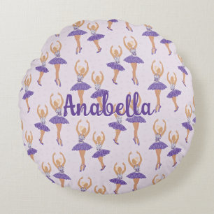 Almofada Redonda Balé Escandinavo - Ballerina Personalizada
