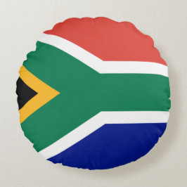 Almofada Redonda Bandeira da África do Sul
