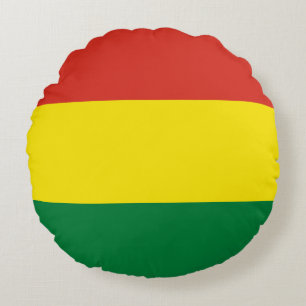 Almofada Redonda Bandeira da Bolívia (Bolívia)