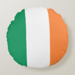Almofada Redonda Bandeira da Irlanda<br><div class="desc">Bandeira da Irlanda</div>