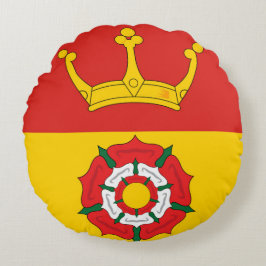 Almofada Redonda Bandeira de Hampshire (condado do Reino Unido)