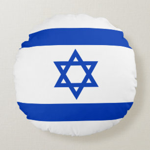 Almofada Redonda bandeira de Israel