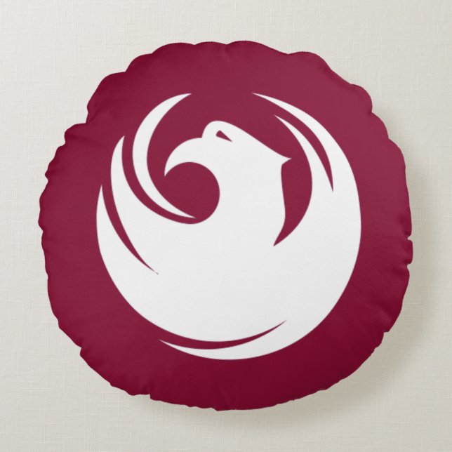 Almofada Redonda Bandeira de Phoenix (Arizona) (Frente)