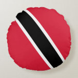 Almofada Redonda Bandeira de Trinidad e Tobago<br><div class="desc">Bandeira de Trinidad e Tobago</div>