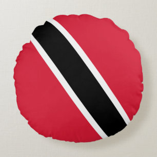 Almofada Redonda Bandeira de Trinidad e Tobago