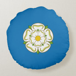 Almofada Redonda Bandeira de Yorkshire (Condado Inglês)