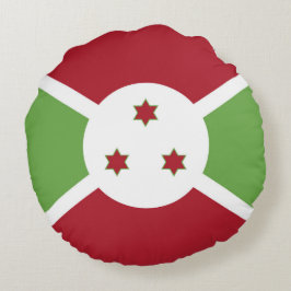 Almofada Redonda Bandeira do Burundi