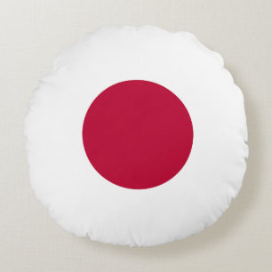 Almofada Redonda Bandeira do Japão