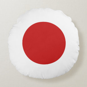 Almofada Redonda Bandeira do Japão