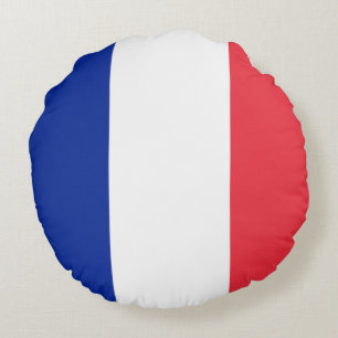 Almofada Redonda Bandeira francesa (França)