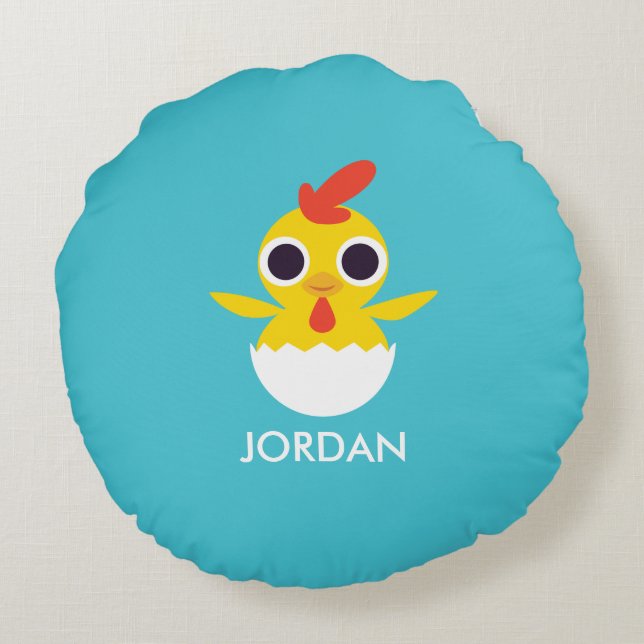 Almofada Redonda Bandido o pintinho (Verso)