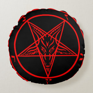 Almofada Redonda Baphomet