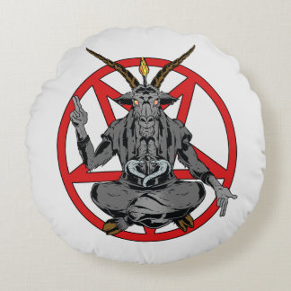 Almofada Redonda Baphomet roi de l'enfer