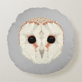 Almofada Redonda Barn Owl Round Travesseiro decorativo
