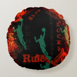 ALMOFADA REDONDA BASKETBALL