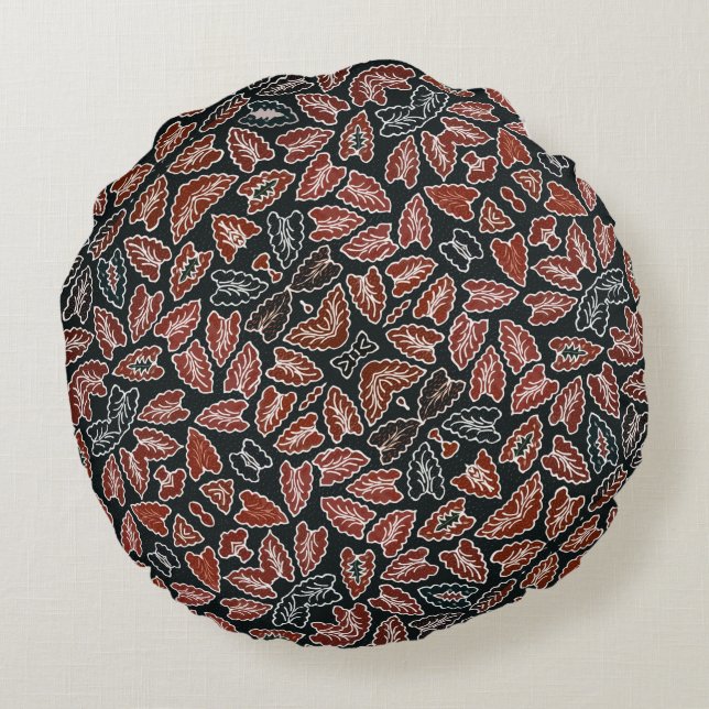 Almofada Redonda Batik Banten Simbut Round Pouf (Verso)