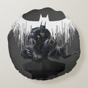 Almofada Redonda Batman Perch num Pilar