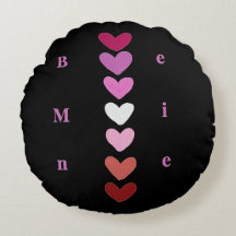 Be Mine Minimal Heart Stack Valentine T-Shirt