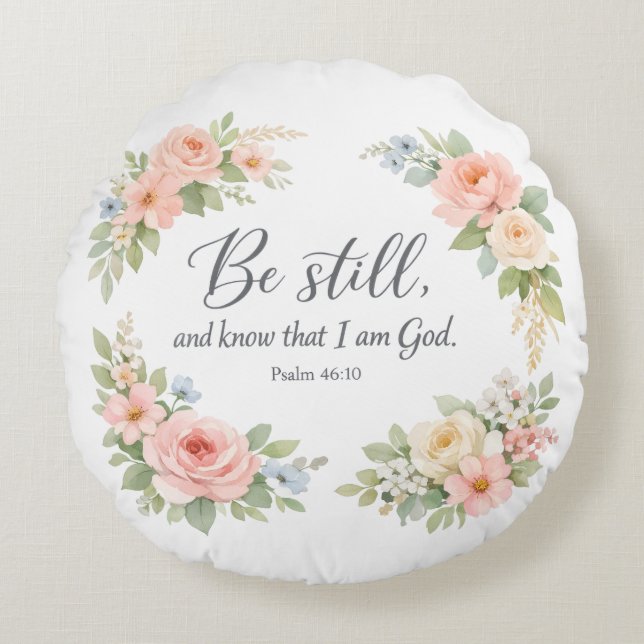 Almofada Redonda Be still round pillow (Frente)
