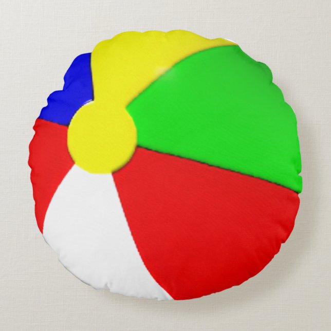 Almofada Redonda Beach Ball (Frente)