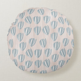 Almofada Redonda Beach Tulips Round Pillow