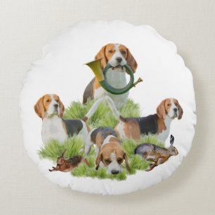 Almofada Redonda Beagle
