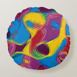 Almofada Redonda Bebado sobre o doce