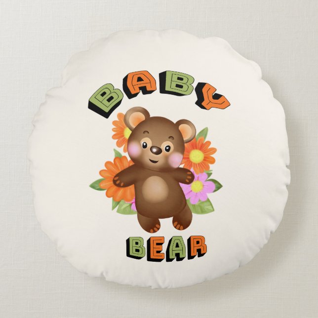 Almofada Redonda Bebê (Frente)